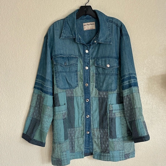 We The Free Heritage Quilted Shirt Jacket MWT - Picture 7 of 10